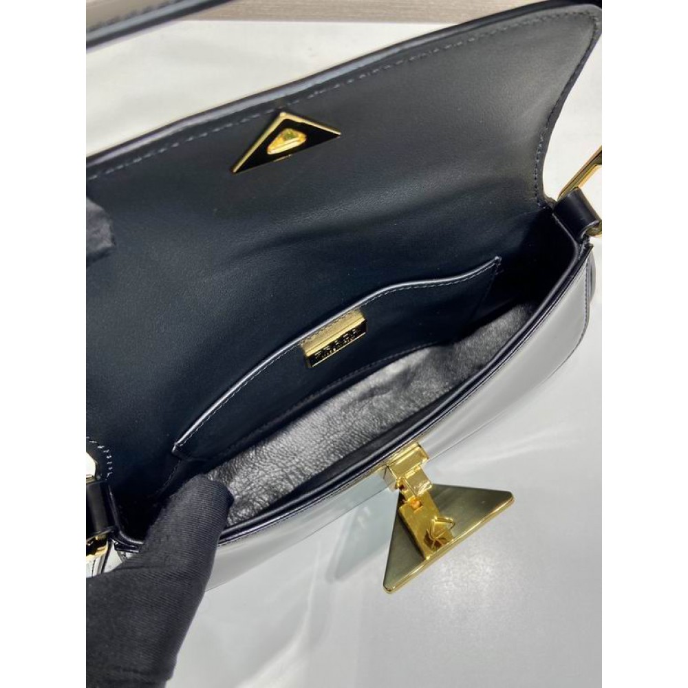 Prada Brushed Leather Shoulder Bag 24x11x4cm Bags