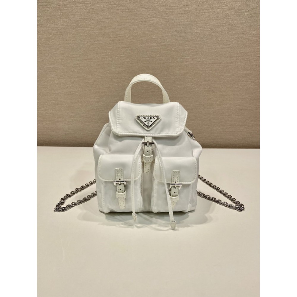 Prada backpack nylon mini 17x18.5x8cm Bags