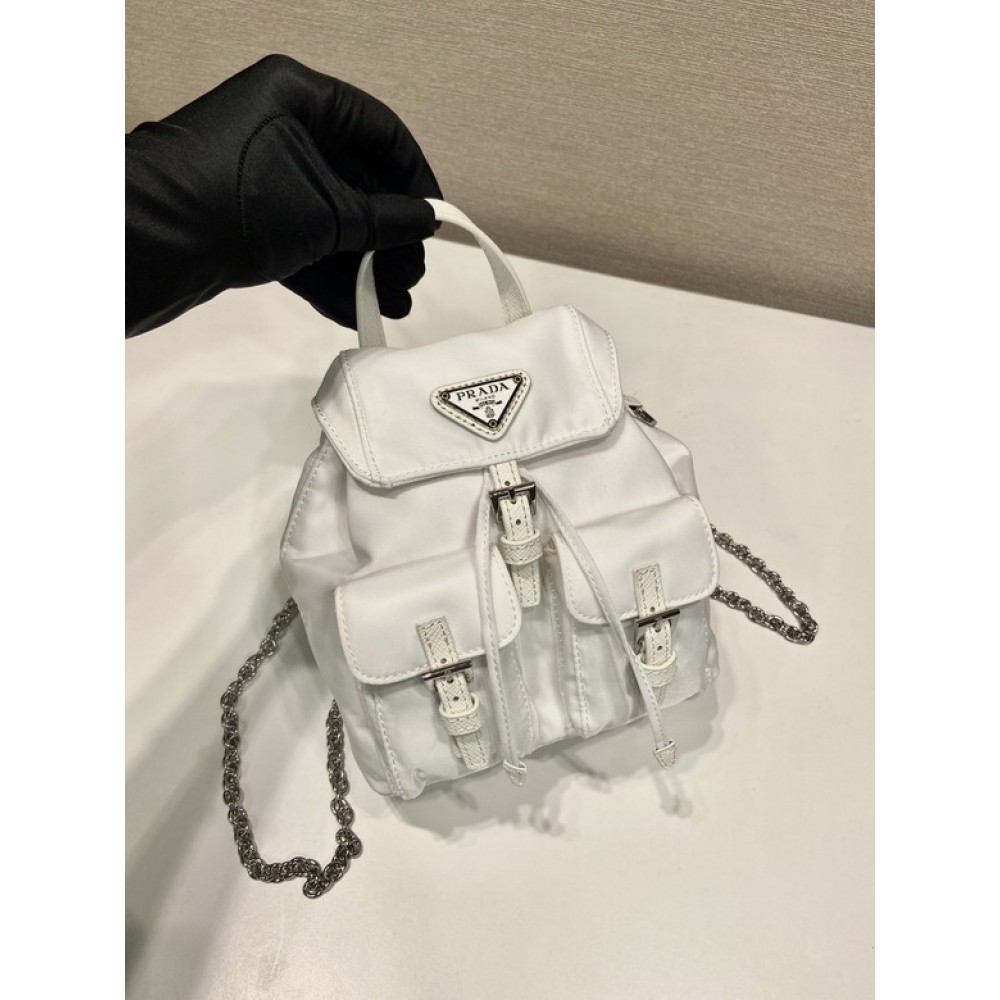 Prada backpack nylon mini 17x18.5x8cm Bags