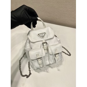 Prada backpack nylon mini 17x18.5x8cm Bags