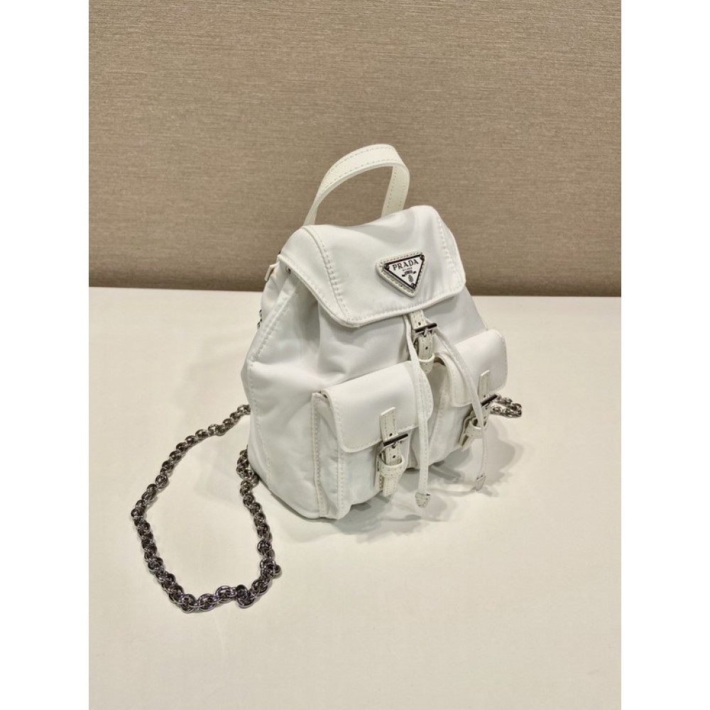 Prada backpack nylon mini 17x18.5x8cm Bags
