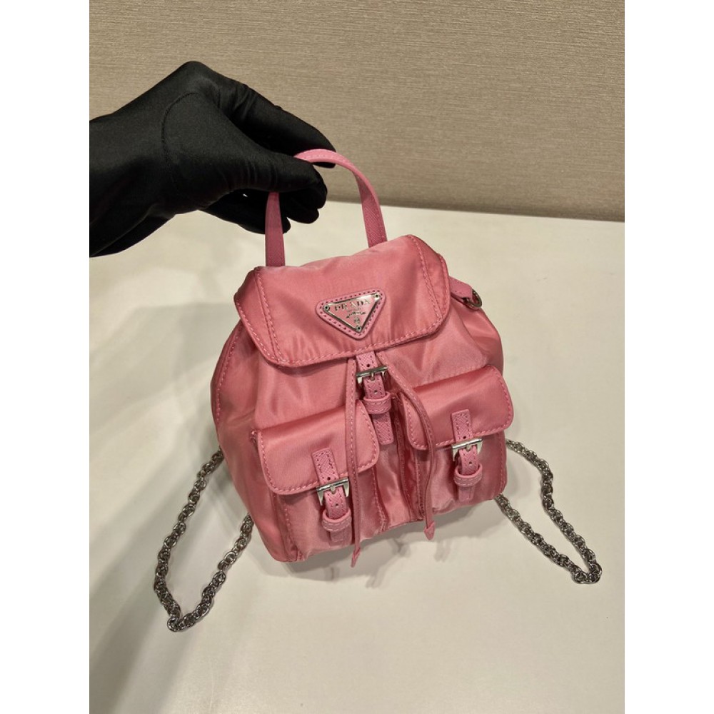 Prada backpack nylon mini 17x18.5x8cm Bags
