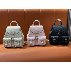 Lv backpack backup emp leather 20x22x14cm 