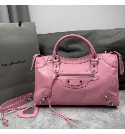Balenciaga city bag 38x25x14cm pink