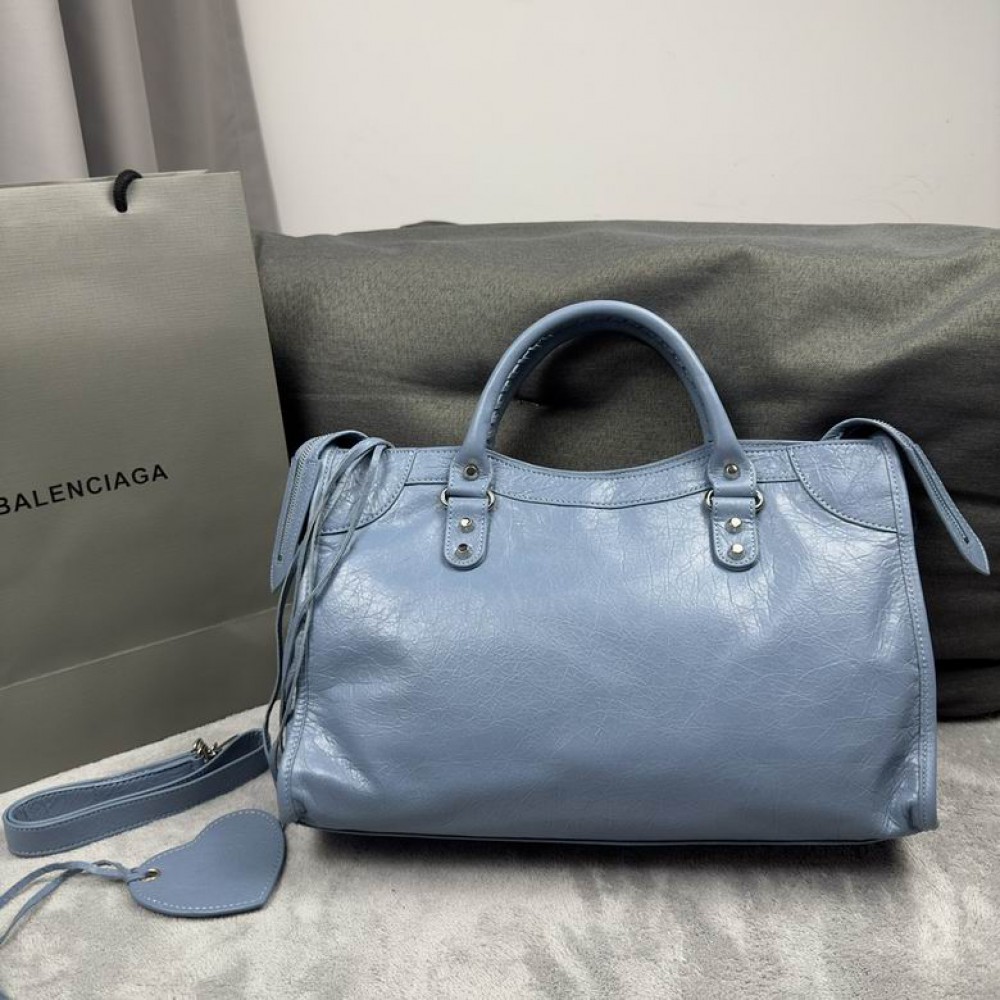 Balenciaga city bag 38x25x14cm blue Bags