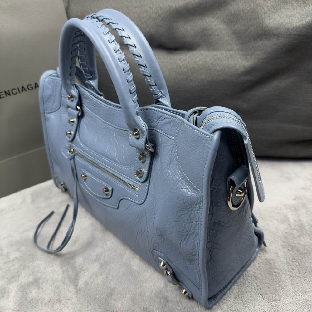 Balenciaga city bag 38x25x14cm blue Bags