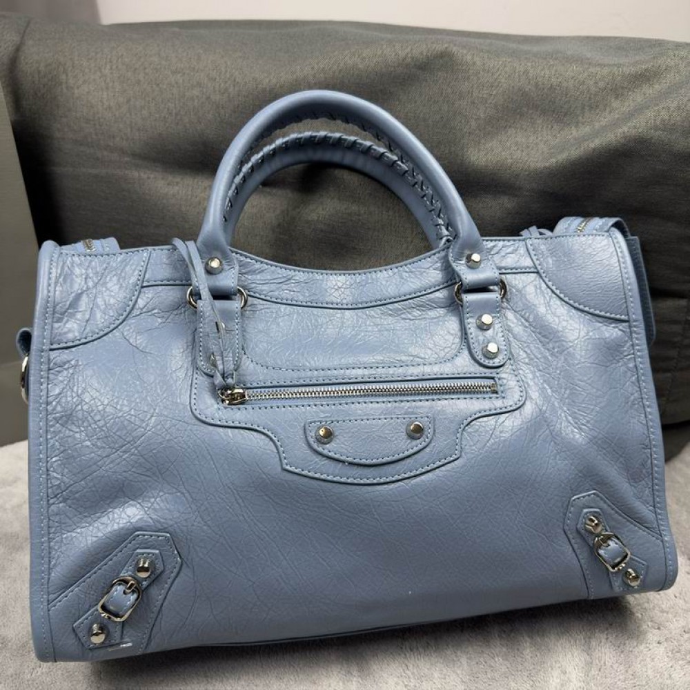 Balenciaga city bag 38x25x14cm blue Bags