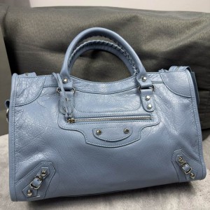Balenciaga city bag 38x25x14cm blue Bags