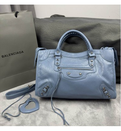 Balenciaga city bag 38x25x14cm blue