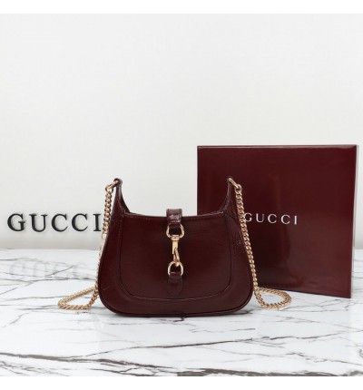 GUCCI JACKIE NOTTE MINI BAG 19.5X18CM