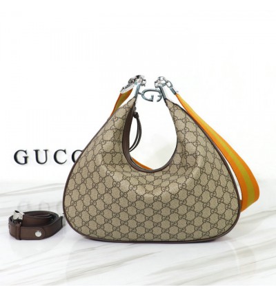 Gucci attache large shoulder bag 35x32x6cm