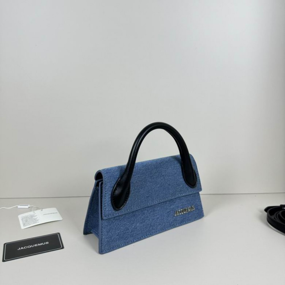 Jacquemus le chiquito long 22x10.5cm denim Bags
