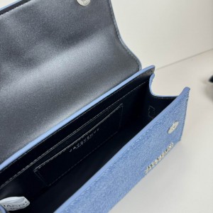 Jacquemus le chiquito long 22x10.5cm denim Bags