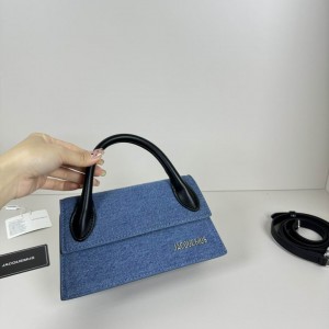 Jacquemus le chiquito long 22x10.5cm denim Bags