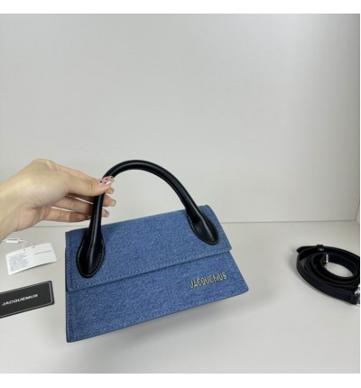 Jacquemus le chiquito long 22x10.5cm denim