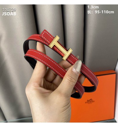 Hermes belt 1.3cm 95-110cm available sizes