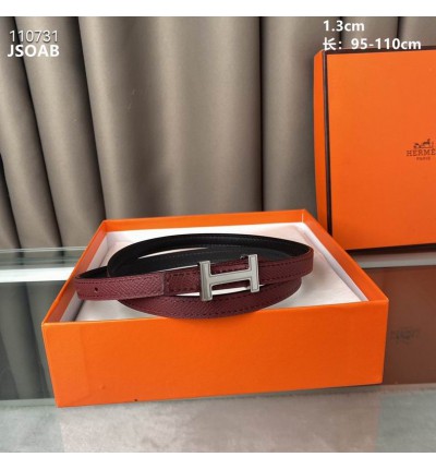 Hermes belt 1.3cm 95-110cm available sizes