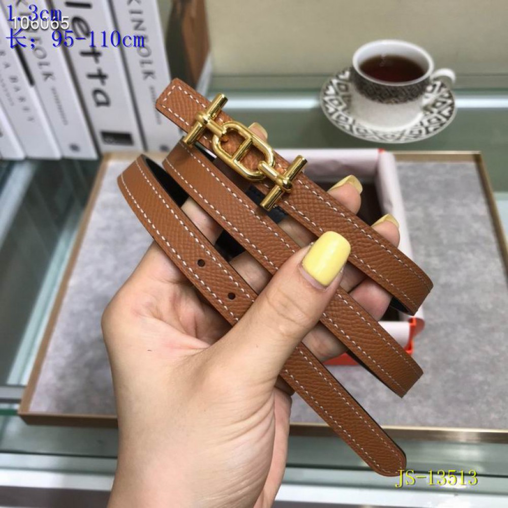 Hermes belt 1.3cm 95-110cm available sizes Accesories