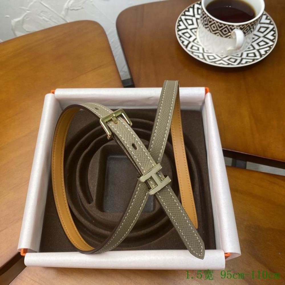 Hermes belt 1.5cm 95-110cm available sizes Accesories