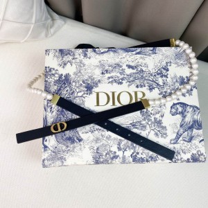 Dior belt 1.5cm 90-110 cm Accesories