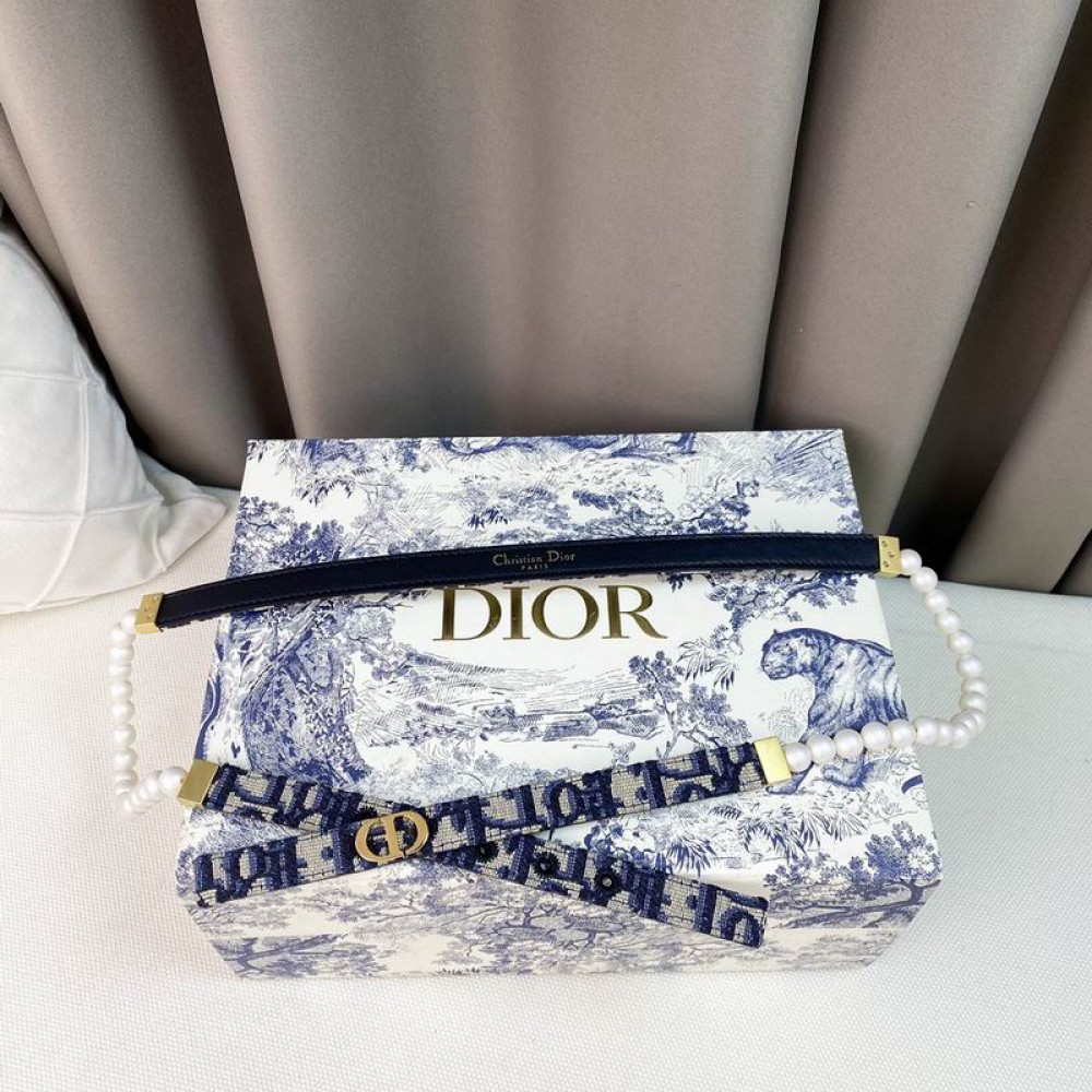 Dior belt 1.5cm 90-110 cm Accesories