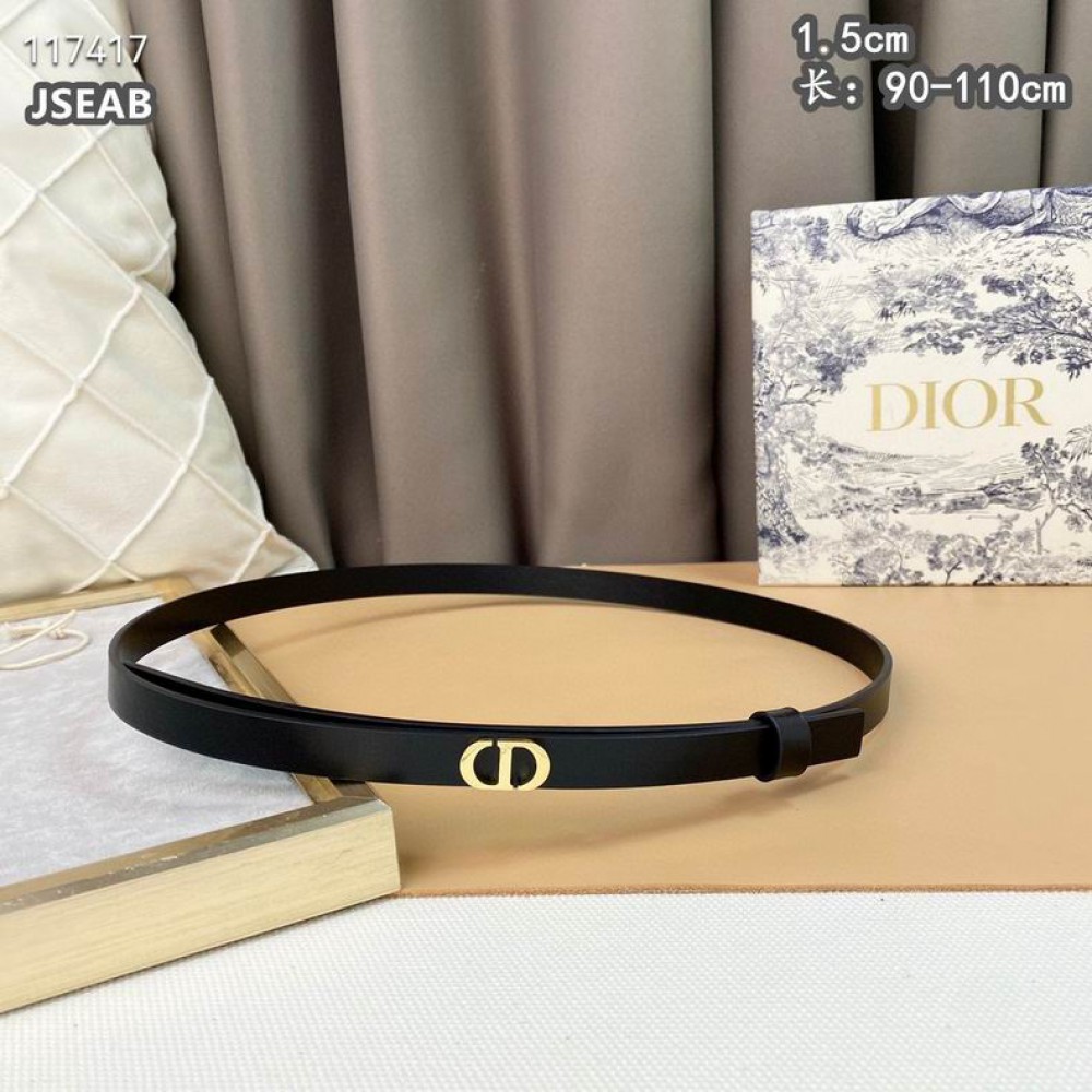 Dior belt 1.5cm 90-110 cm Accesories