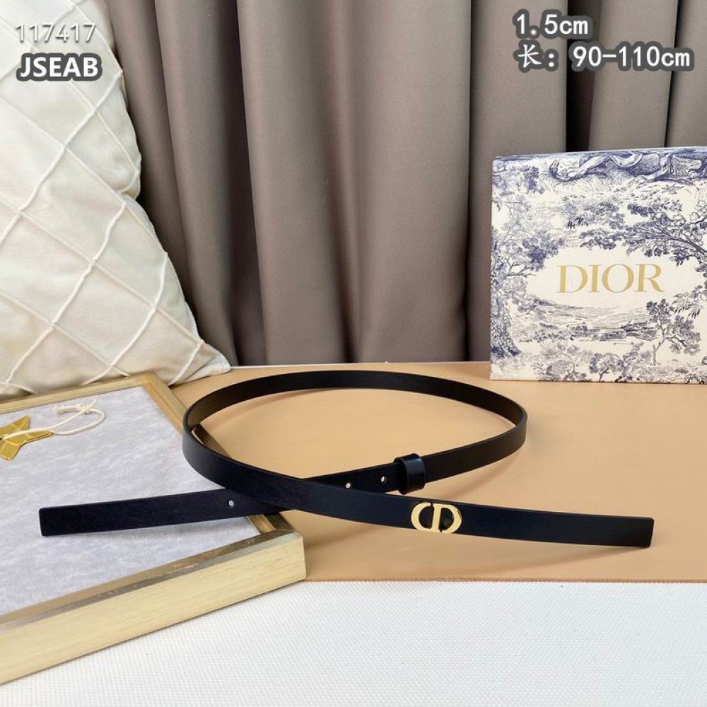 Dior belt 1.5cm 90-110 cm Accesories