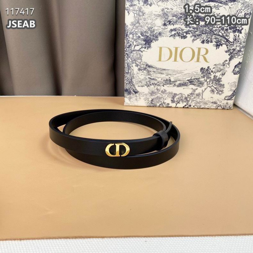 Dior belt 1.5cm 90-110 cm Accesories