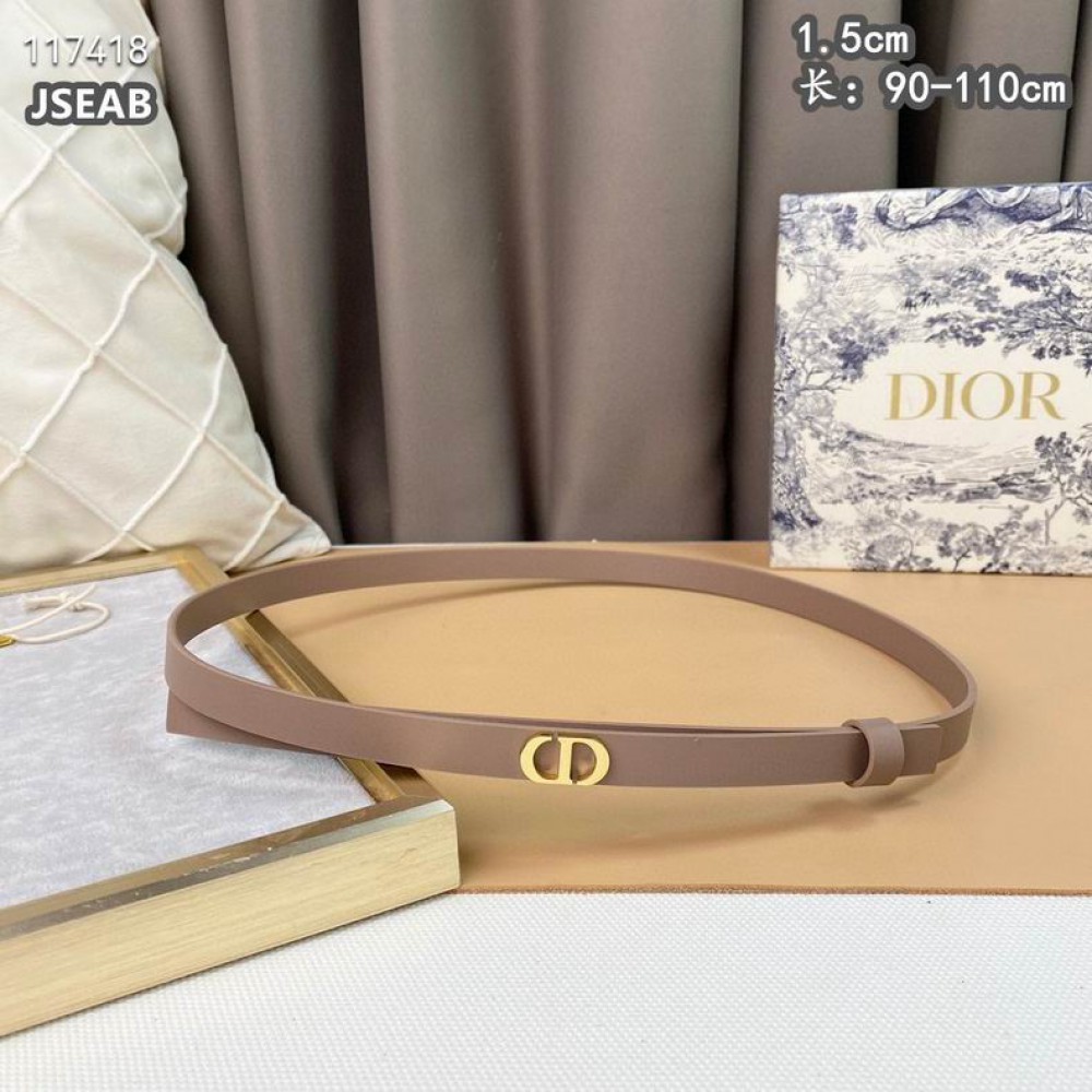 Dior belt 1.5cm 90-110 cm Accesories