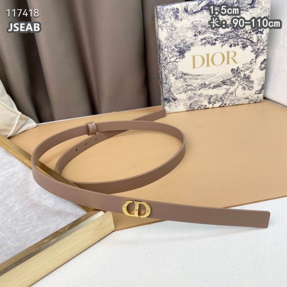 Dior belt 1.5cm 90-110 cm Accesories