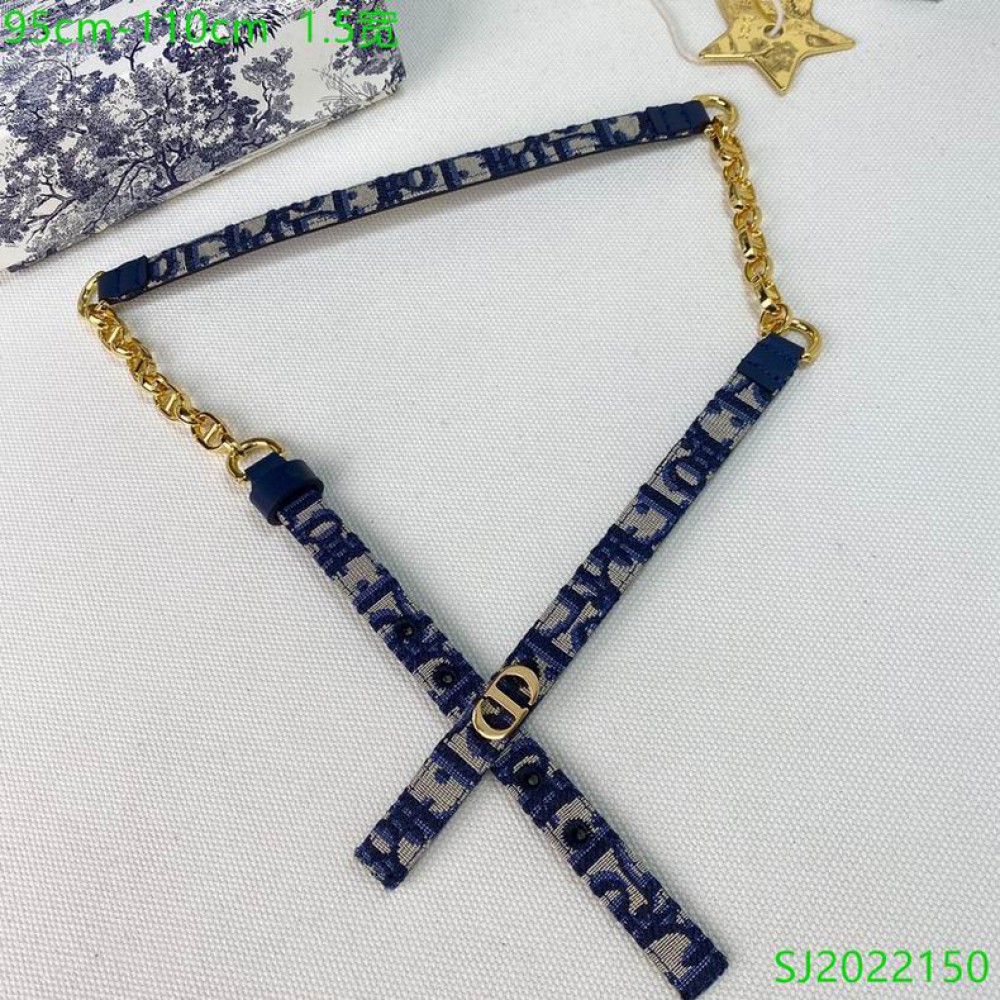 Dior belt 1.5cm 90-110 cm Accesories