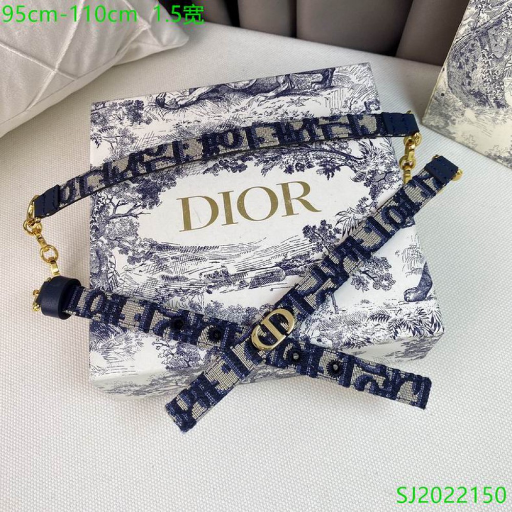 Dior belt 1.5cm 90-110 cm Accesories