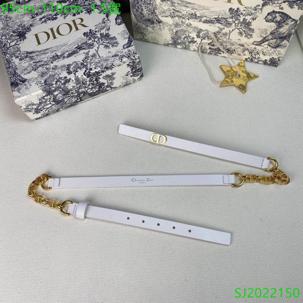 Dior belt 1.5cm 90-110 cm Accesories