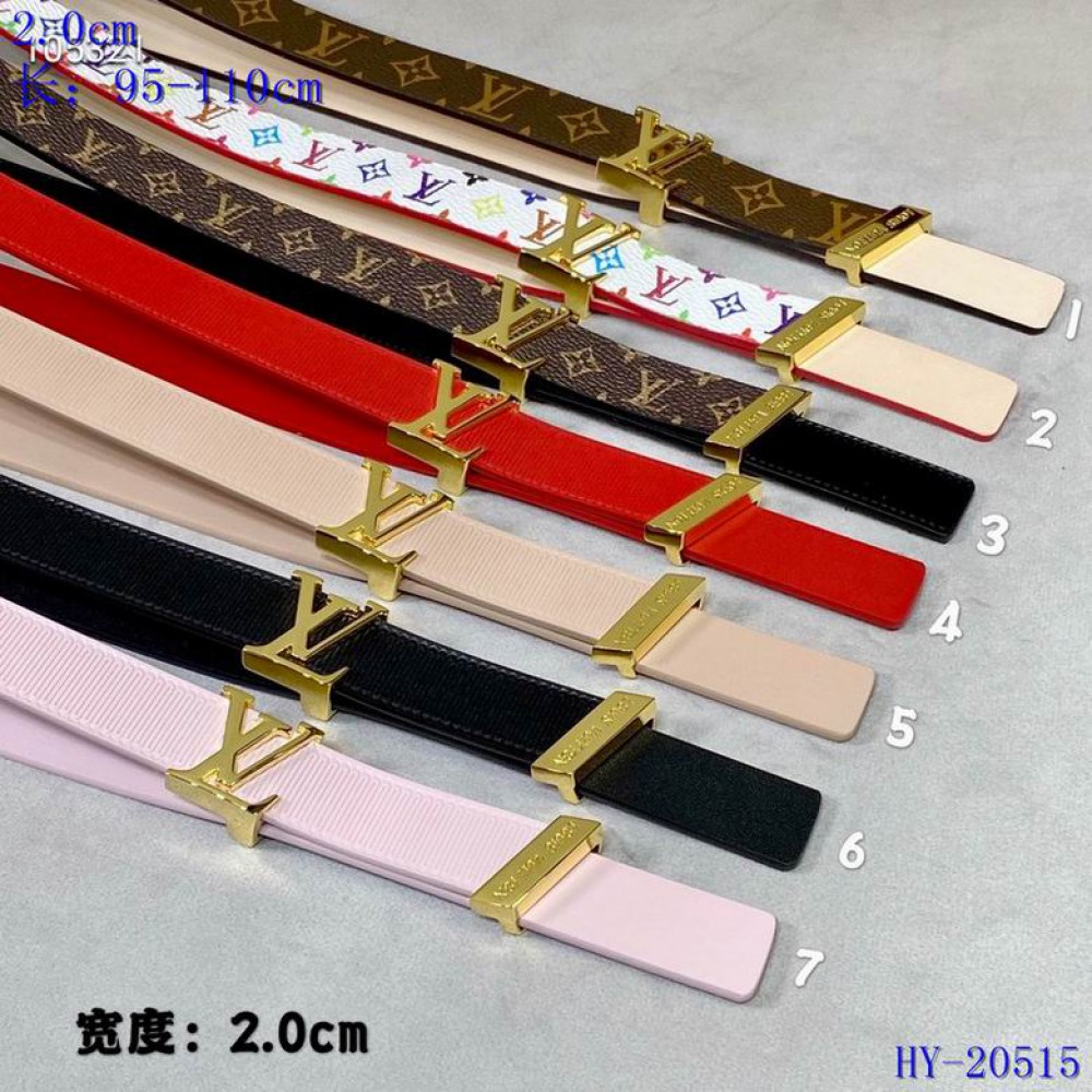 Lv belt 2cm 90-125cm available sizes Accesories