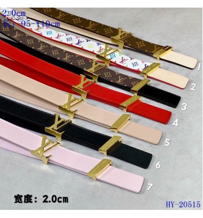 Lv belt 2cm 90-125cm available sizes