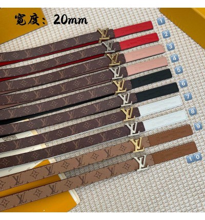 Lv belt 2cm 90-125cm available sizes