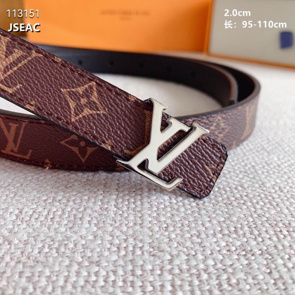 Lv belt 2cm 90-125cm available sizes reversible Accesories