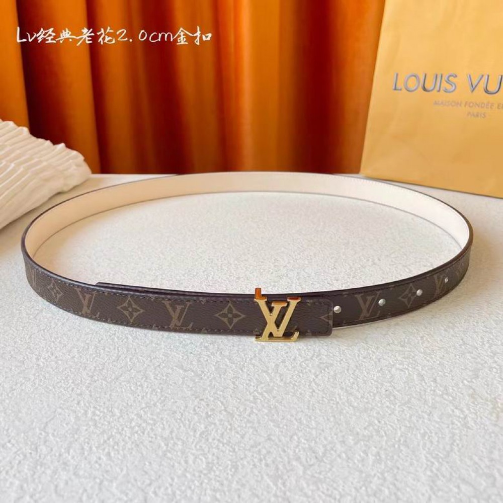Lv belt 2cm 90-125cm available sizes reversible Accesories