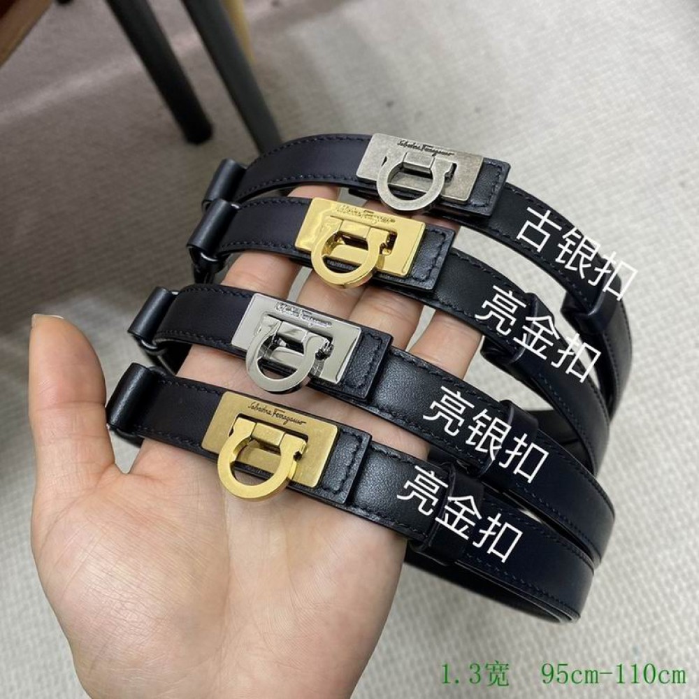 Salvatore ferragamo belt 1.3cm 95-110cm Accesories