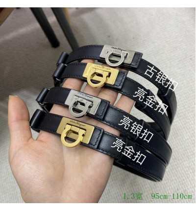Salvatore ferragamo belt 1.3cm 95-110cm