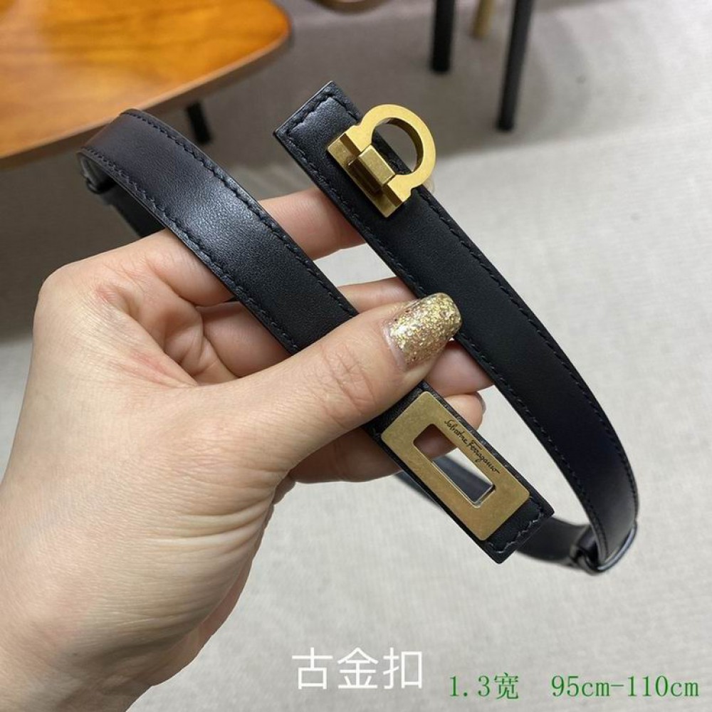 Salvatore ferragamo belt 1.3cm 95-110cm Accesories