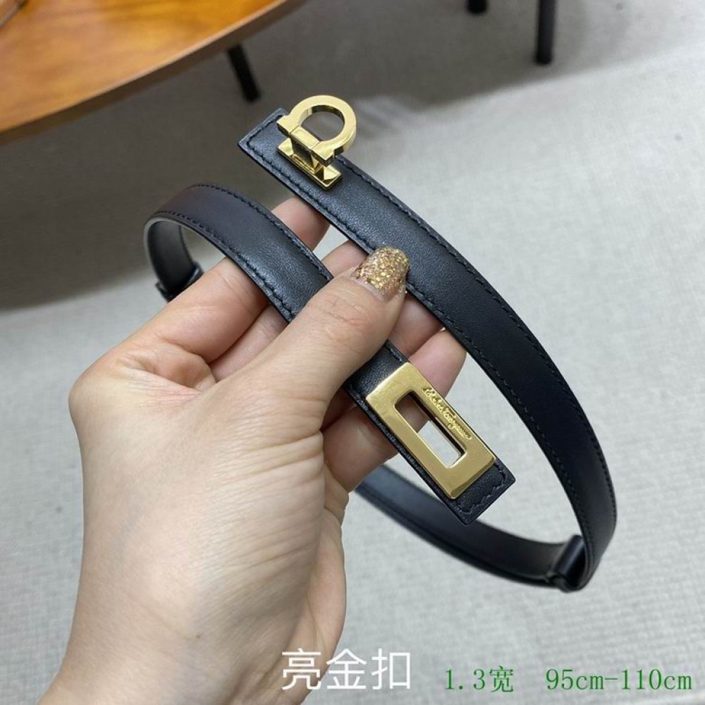 Salvatore ferragamo belt 1.3cm 95-110cm Accesories