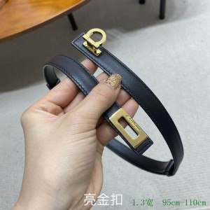 Salvatore ferragamo belt 1.3cm 95-110cm Accesories