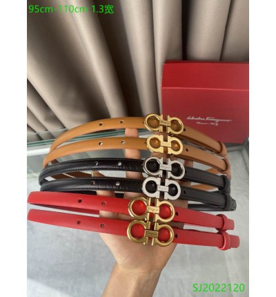 Salvatore ferragamo belt 1.3cm 95-110cm