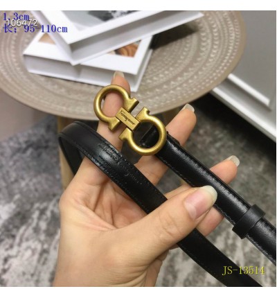 Salvatore ferragamo belt 1.3cm 95-110cm