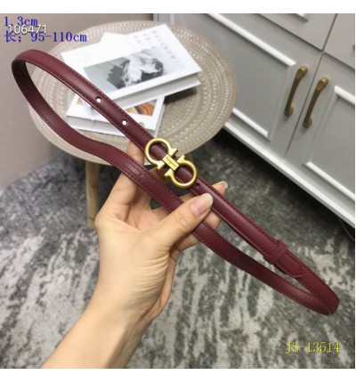Salvatore ferragamo belt 1.3cm 95-110cm