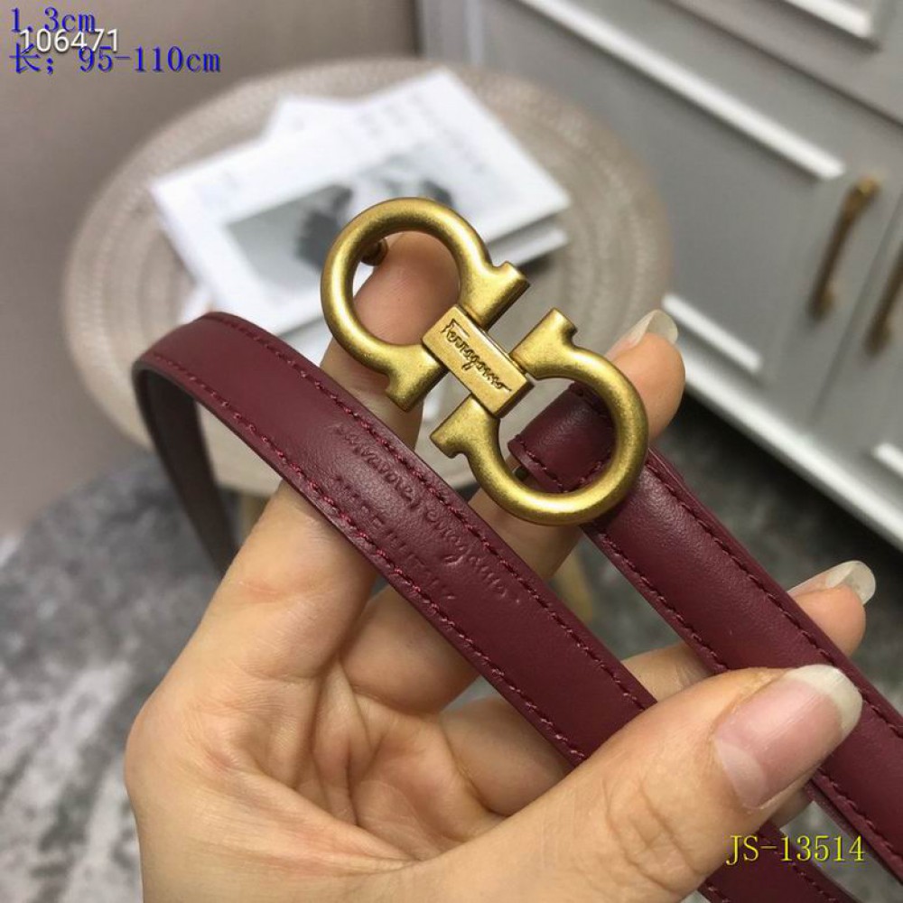 Salvatore ferragamo belt 1.3cm 95-110cm Accesories