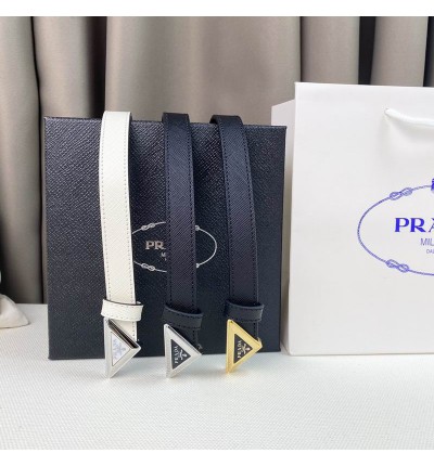 Prada belt 2cm 90-115 cm available size