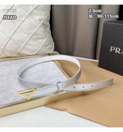 Prada belt 2cm 90-115 cm available size