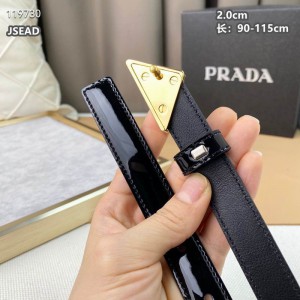 Prada belt 2cm 90-115 cm available size Accesories